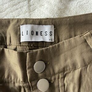 Lioness Olive Green Cargo Joggers with Utility Pockets